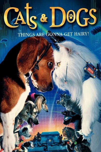 Download Cats & Dogs (2001) Dual Audio {Hindi-English} BluRay 480p [300MB] | 720p [950MB] | 1080p [1.5GB]